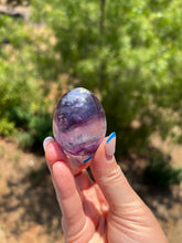 Load image into Gallery viewer, Fluorite Egg on Stand