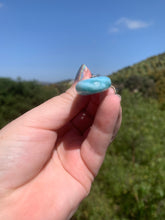 Load image into Gallery viewer, Larimar Rounded Oval Sterling Silver Pendant