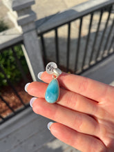 Load image into Gallery viewer, Larimar Teardrop Pendant