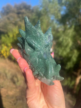 Load image into Gallery viewer, Moss Agate Dragon Head