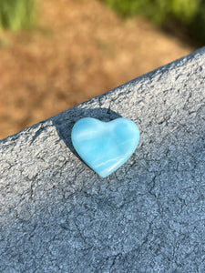 Larimar Rounded Heart