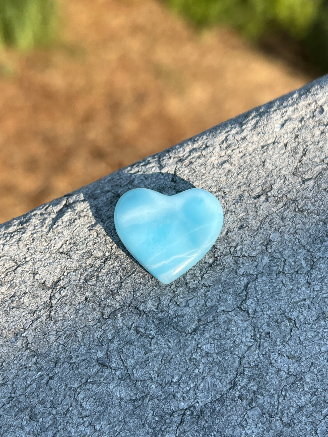 Larimar Rounded Heart