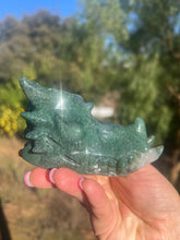 Load image into Gallery viewer, Moss Agate Dragon Head