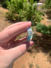 Load image into Gallery viewer, Larimar Sterling Silver Tear Drop Pendant Grade AAA