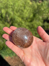 Load image into Gallery viewer, Rutilated Copper Quartz High Grade Palmstone