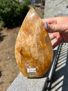 Golden Healer Quartz Flame