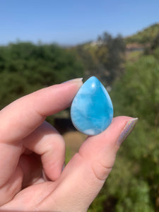 Larimar Rounded Teardrop