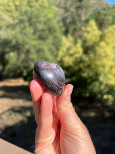 Gem Lepidolite Heart