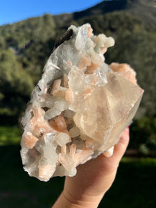 Apophyllite Stilbite Cubic Calcite AAA from India