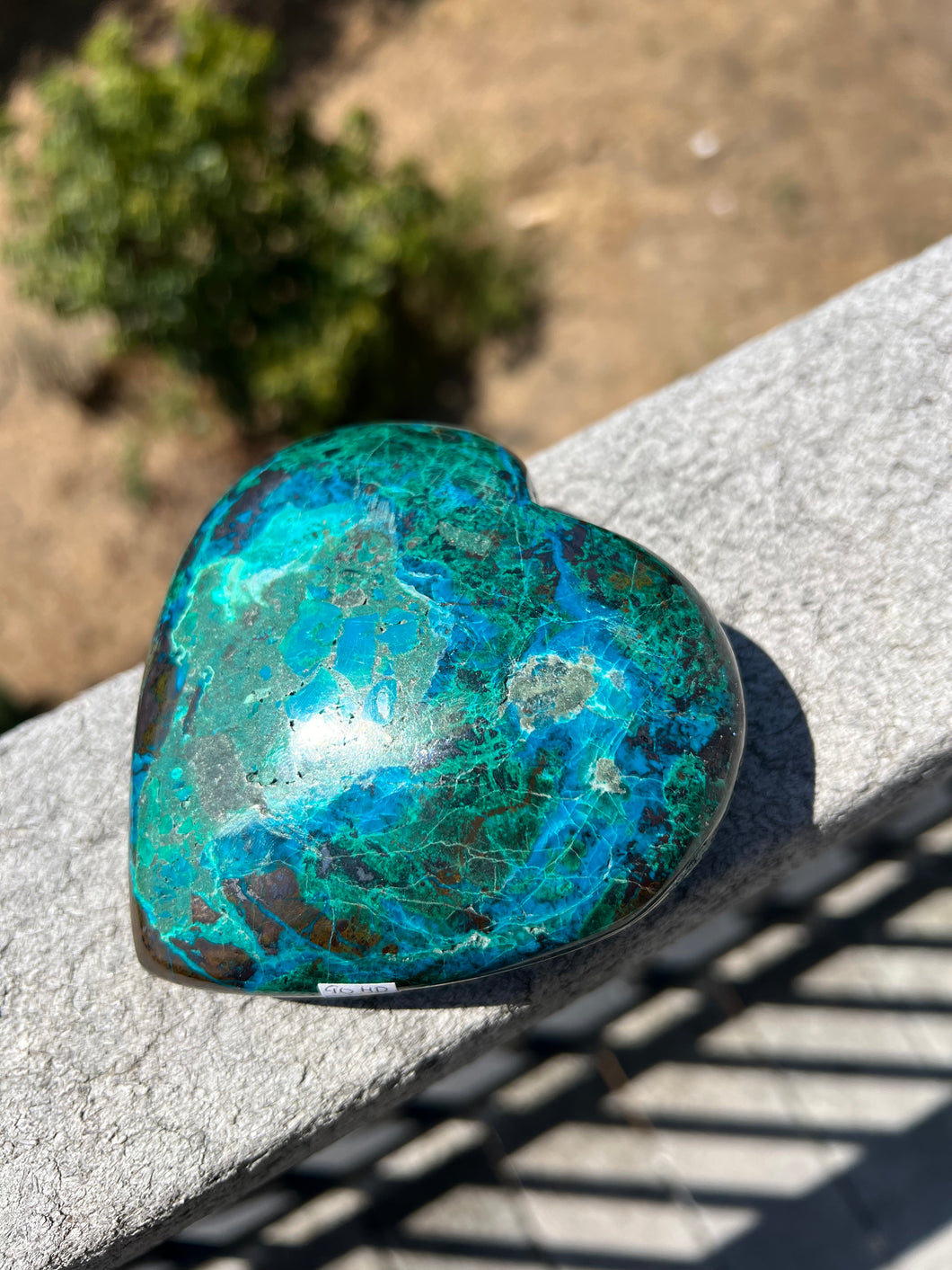 Chrysocolla Heart