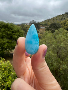 Larimar Rounded Teardrop