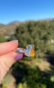 Honey Citrine Ring Size 5