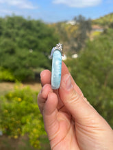 Load image into Gallery viewer, Larimar Teardrop Sterling Silver Pendant