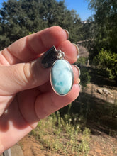 Load image into Gallery viewer, Larimar Oval Sterling Silver Pendants *Variety