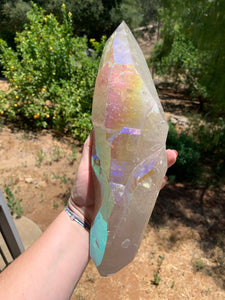 Aura Coated Quartz Shard