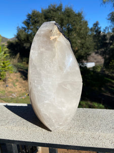 Quartz Flame with Black Tourmaline