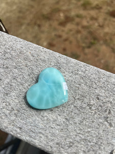 Larimar Rounded Heart