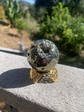 Load image into Gallery viewer, Pyrite Sphere 41MM