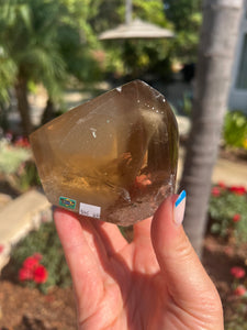 Lodolite Phantom Citrine Geometric