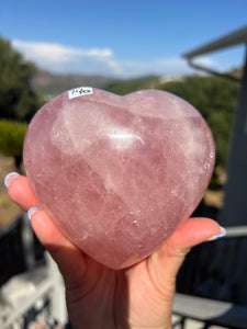 Rose Quartz Star Heart