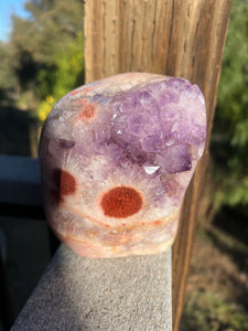 Pink Lavender Amethyst Cutbase