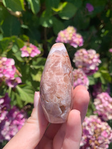 Pink Amethyst Druzy Flame