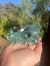 Load image into Gallery viewer, Moss Agate Dragon Head