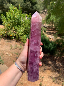 Purple Fluorite Tower ￼