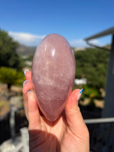 Rose Quartz Star Heart