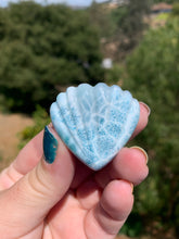 Load image into Gallery viewer, Larimar Shell Cabochon 105X