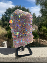 Load image into Gallery viewer, Aura Amethyst Druzy on Stand