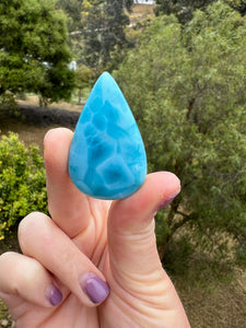 Larimar Rounded Teardrop