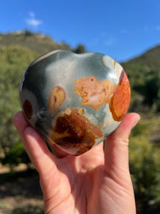 Polychrome Jasper Heart