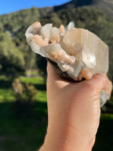 Apophyllite Stilbite Cubic Calcite AAA from India