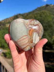 Polychrome Jasper Heart