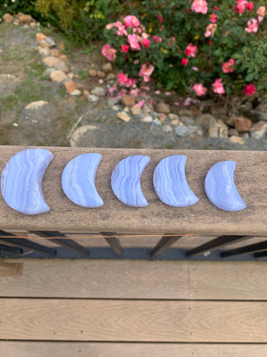 Blue Lace Agate Moons Variety