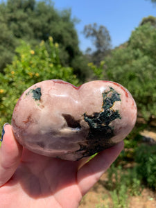 Lavender Pink Amethyst Druzy Heart on Stand