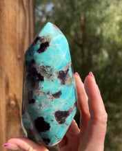 Load image into Gallery viewer, AAA Quality Amazonite Black Tourmaline Lepidolite Smokey Quartz