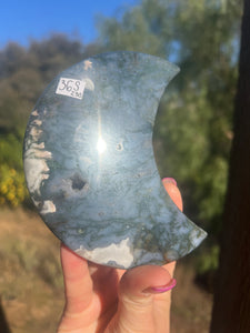 Moss Agate Moon