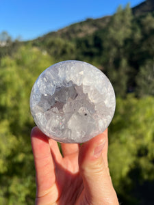 Quartz Druzy Crystallized Sphere