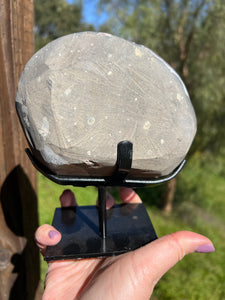 Pink Red Druzy Amethyst On Stand