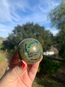 Malachite Azurite Sphere 56mm