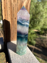 Load image into Gallery viewer, Fluorite Blue &amp; Light Purple Tower