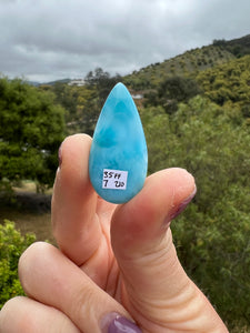 Larimar Rounded Teardrop