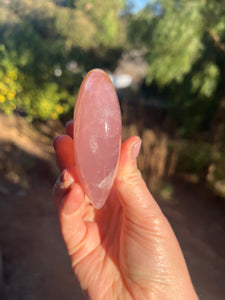 Rose Quartz Heart W Iron