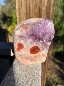 Pink Lavender Amethyst Cutbase