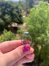 Load image into Gallery viewer, Larimar Marquis Sterling Silver Ring Size 8