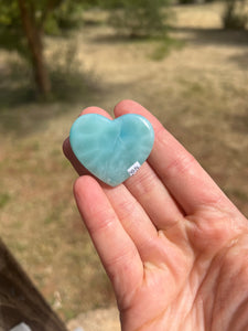 Larimar Rounded Heart