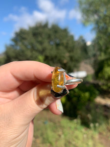 Amber Sterling Silver Rings *Variety