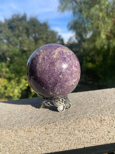 Lepidolite Sphere 69mm